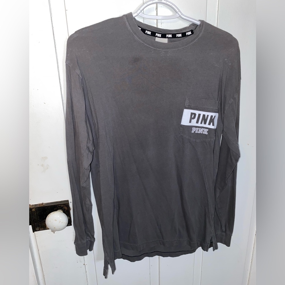 Olive Green PINK long sleeve